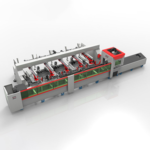 Faserlaser-Schneidemaschine für Rohre und Rohre 1000W CNC-Laserschneider
